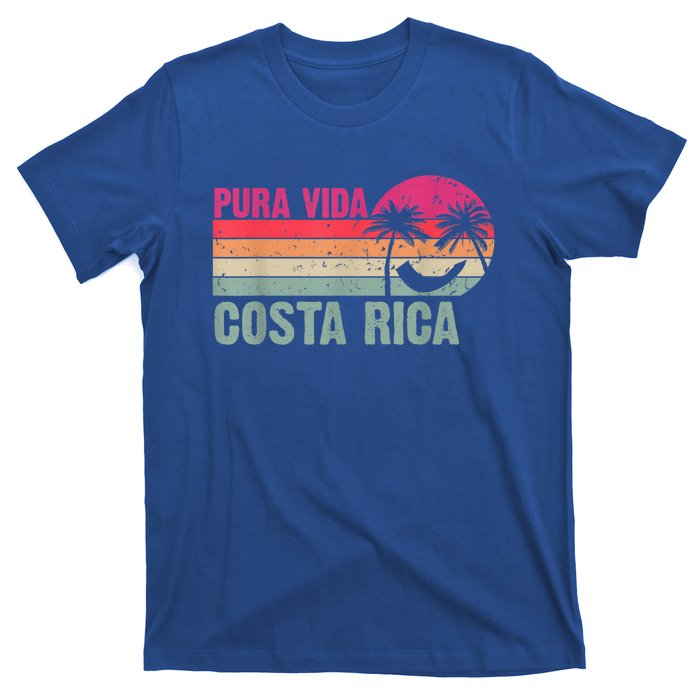 Pura Vida Costa Rica Funny Summer Family Vacation Vintage T-Shirt