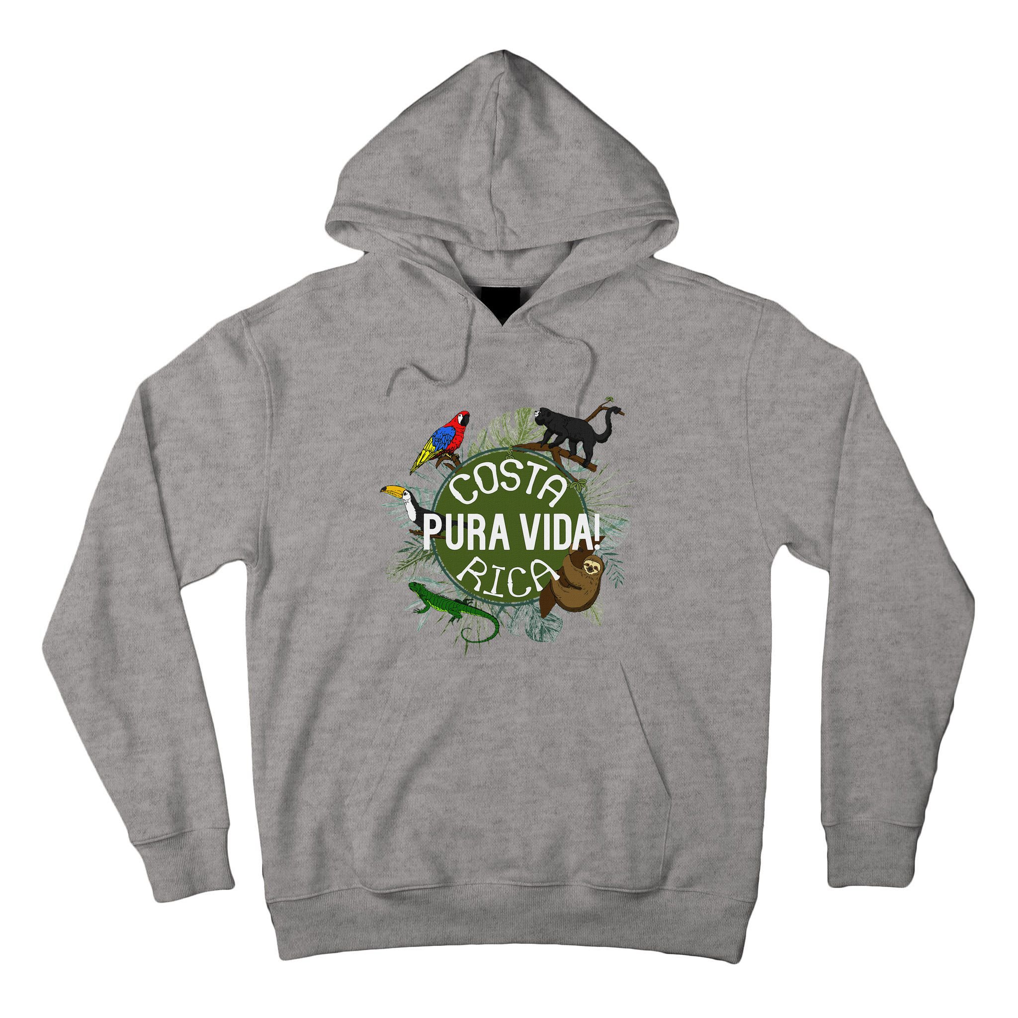 Pura Vida Costa Rica ! Party Animals! Tall Hoodie