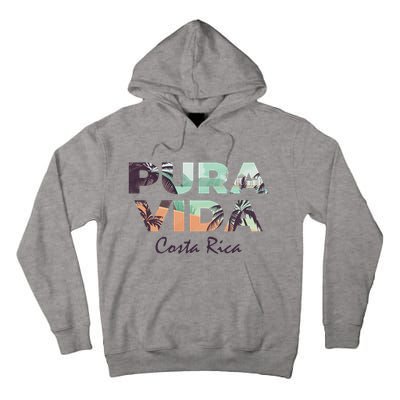 Pura Vida Costa Rica Colorful Tropical Beach Tall Hoodie