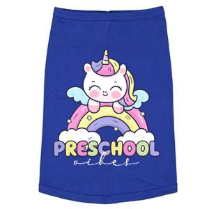 Preschool Vibes Cute Unicorn Pre School Doggie Tank