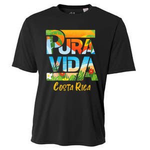 Pura Vida Costa Rica Souvenir Cool Central America Travel Cooling Performance Crew T-Shirt