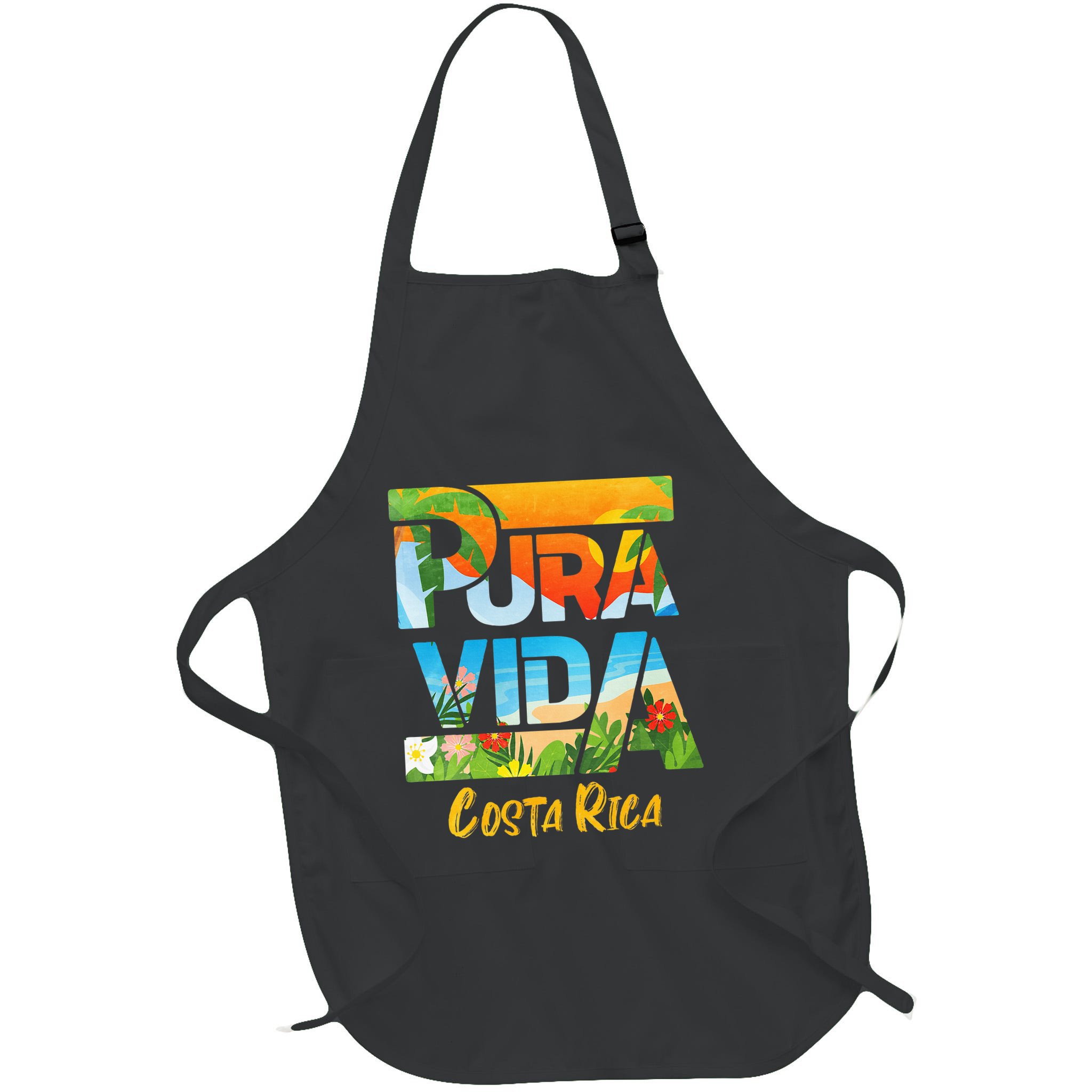 Pura Vida Costa Rica Souvenir Cool Central America Travel Apron