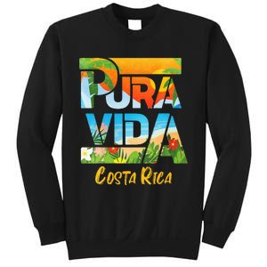 Pura Vida Costa Rica Souvenir Cool Central America Travel Sweatshirt