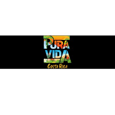 Pura Vida Costa Rica Souvenir Cool Central America Travel Bumper Sticker