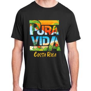 Pura Vida Costa Rica Souvenir Cool Central America Travel Adult ChromaSoft Performance T-Shirt