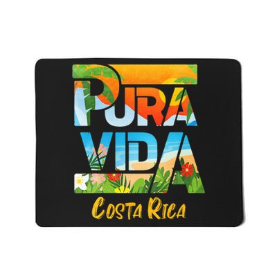 Pura Vida Costa Rica Souvenir Cool Central America Travel Mousepad