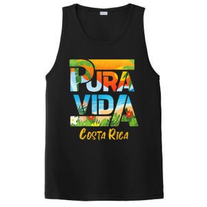 Pura Vida Costa Rica Souvenir Cool Central America Travel PosiCharge Competitor Tank