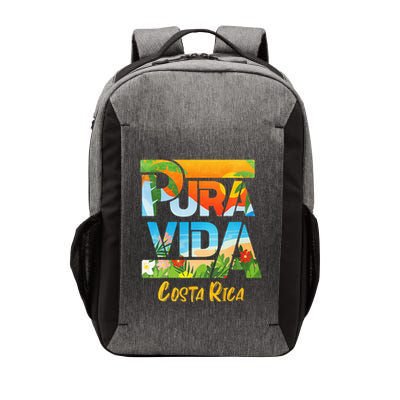Pura Vida Costa Rica Souvenir Cool Central America Travel Vector Backpack