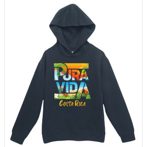 Pura Vida Costa Rica Souvenir Cool Central America Travel Urban Pullover Hoodie