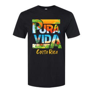 Pura Vida Costa Rica Souvenir Cool Central America Travel Softstyle CVC T-Shirt