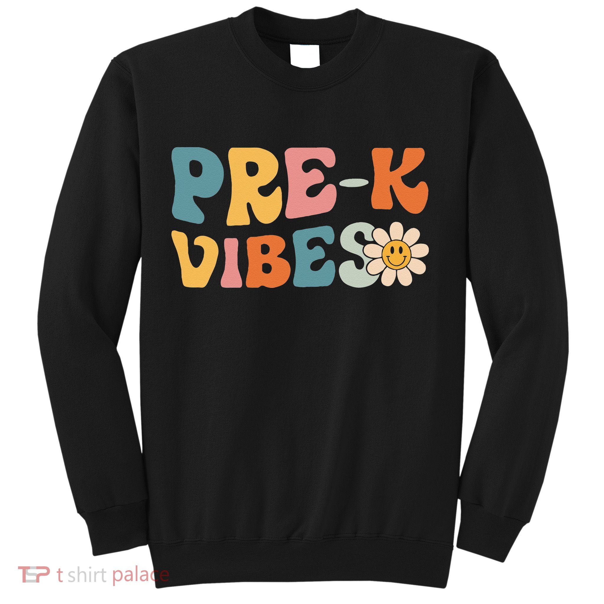 Preschool Vibes Cute Retro Back to School Sweatshirt