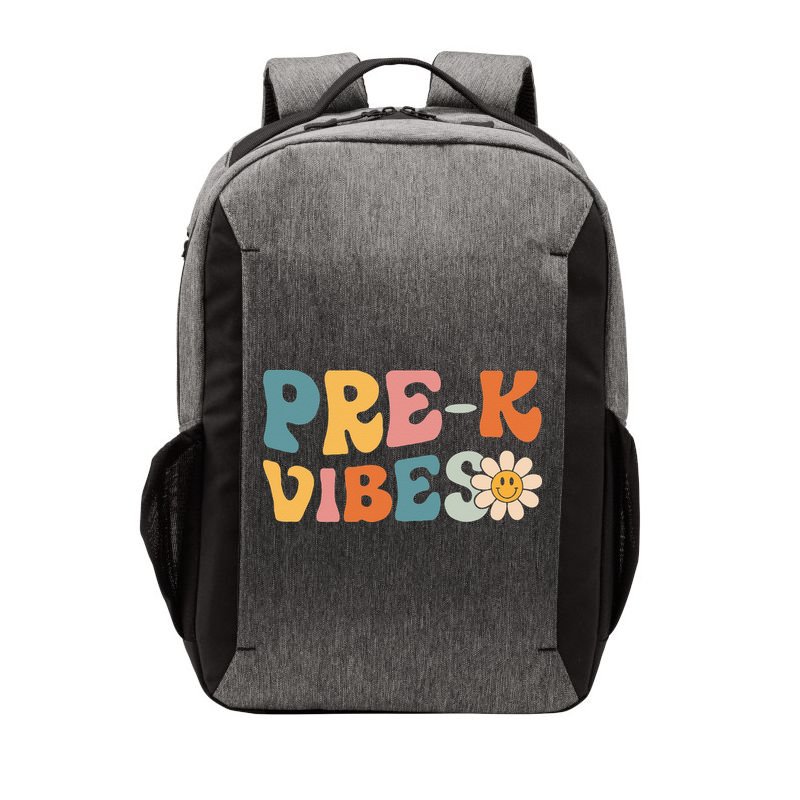 Preschool Vibes Cute Retro Back to School Vector Backpack