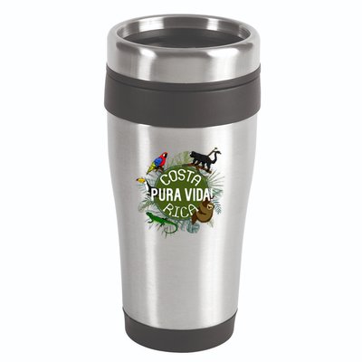 Pura Vida Costa Rica ! Party Animals! 16oz Travel Tumbler