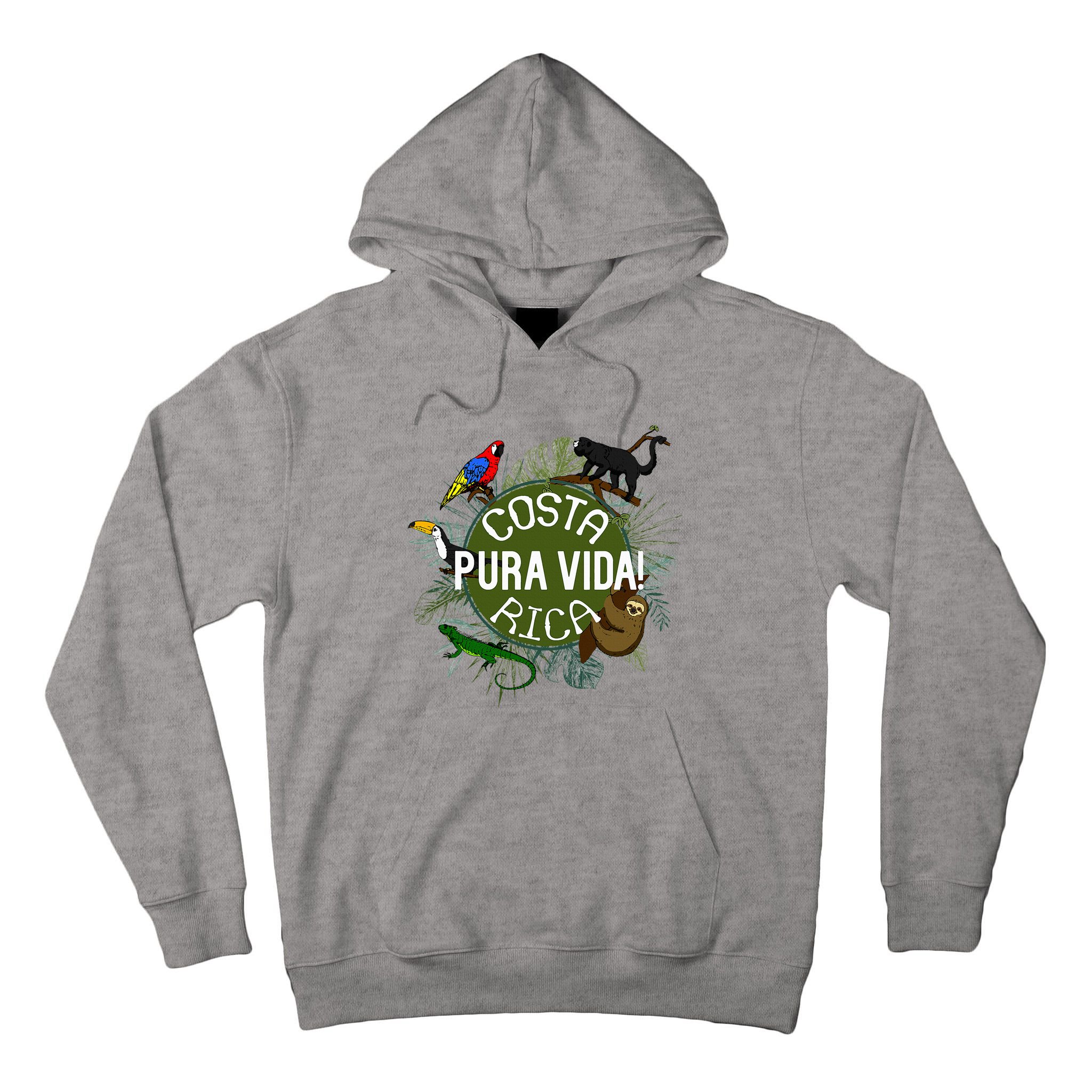 Pura Vida Costa Rica ! Party Animals! Tall Hoodie