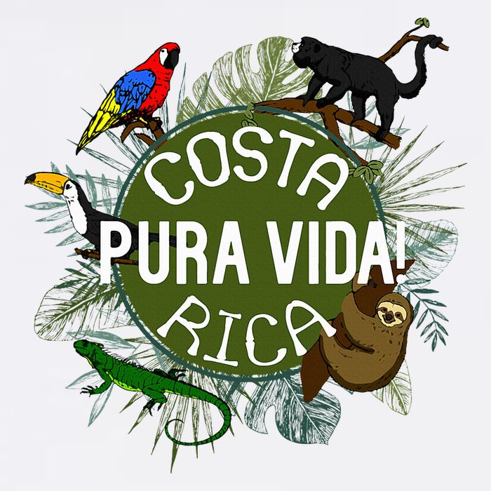 Pura Vida Costa Rica ! Party Animals! Beanie
