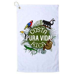 Pura Vida Costa Rica ! Party Animals! Platinum Collection Golf Towel