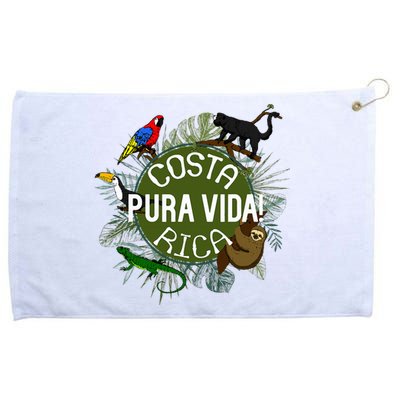 Pura Vida Costa Rica ! Party Animals! Grommeted Golf Towel