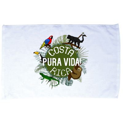 Pura Vida Costa Rica ! Party Animals! Microfiber Hand Towel