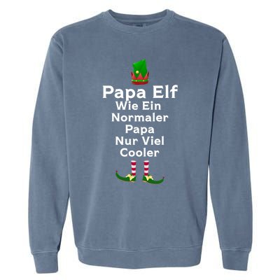 Papa Viel Cooler Papa Meaningful Gift Garment-Dyed Sweatshirt