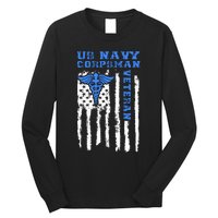 Proud Veteran Corpsman Long Sleeve Shirt