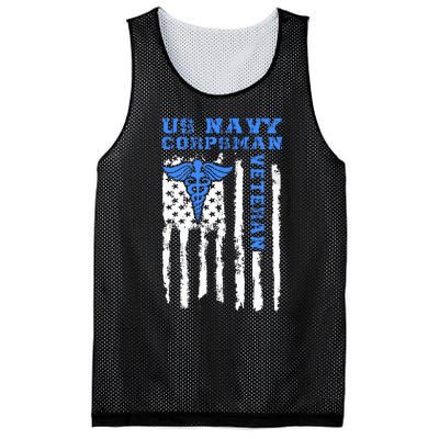 Proud Veteran Corpsman Mesh Reversible Basketball Jersey Tank