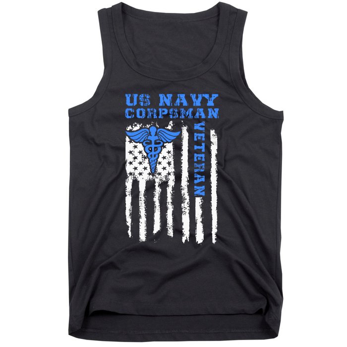 Proud Veteran Corpsman Tank Top