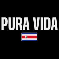 Pura Vida Costa Rican Slang Costa Rica Flag Drawstring Bag