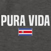 Pura Vida Costa Rican Slang Costa Rica Flag Vector Backpack
