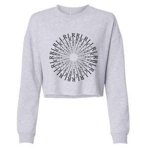 Paradiddle Variations Drummer Cropped Pullover Crew