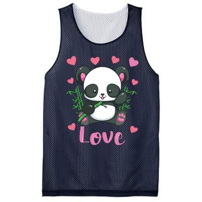 Panda Valentines Day Shirts Hearts Love Women Mesh Reversible Basketball Jersey Tank