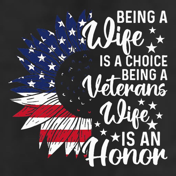 Patriotic Veterans Day Being A Veterans Wife Is An Honor Adult Drive Performance Visor