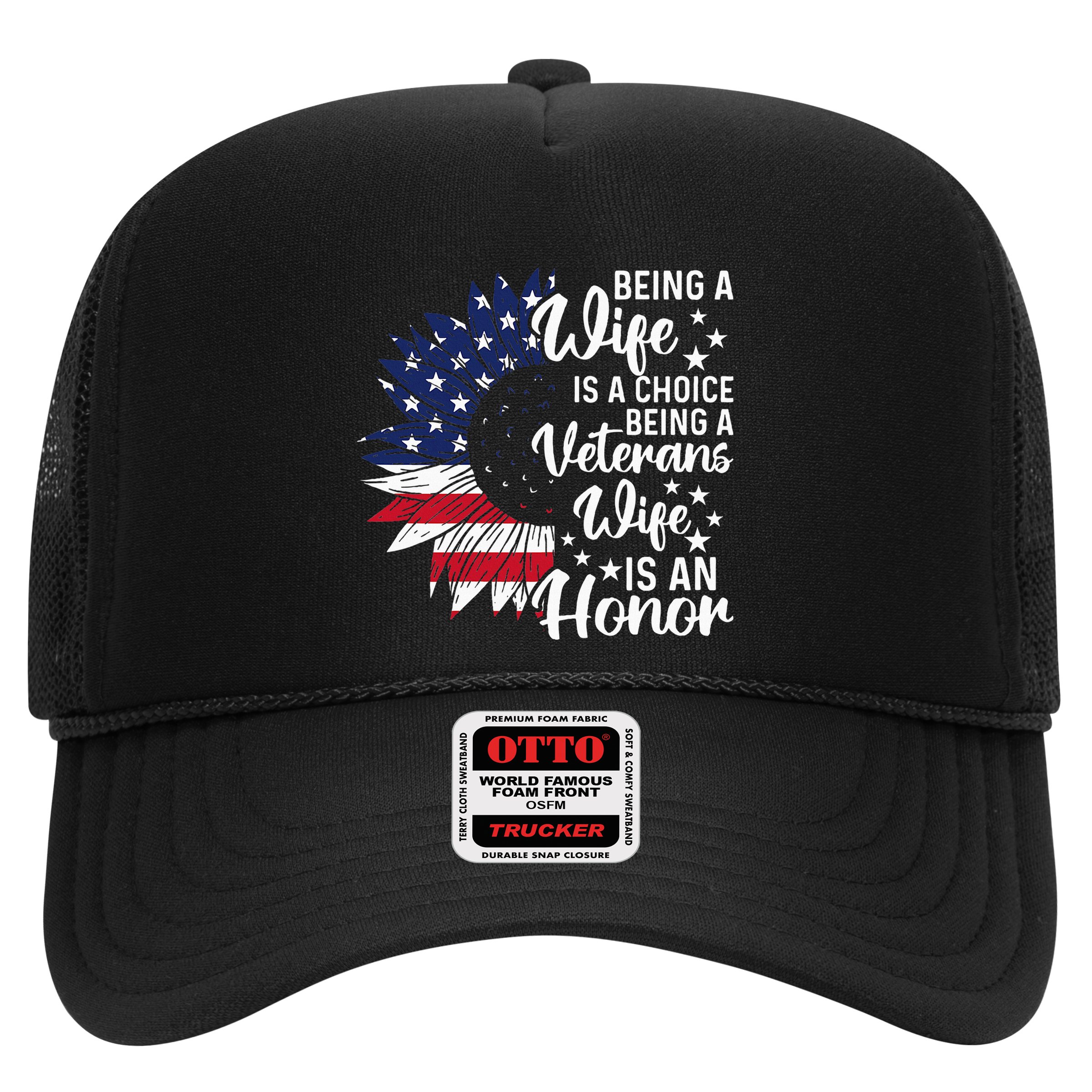 Patriotic Veterans Day Being A Veterans Wife Is An Honor Hat