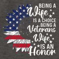 Patriotic Veterans Day Being A Veterans Wife Is An Honor Vector Backpack