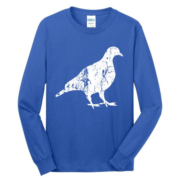 Pigeon Vintage Design Gift Pigeon Print Gift Tall Long Sleeve T-Shirt