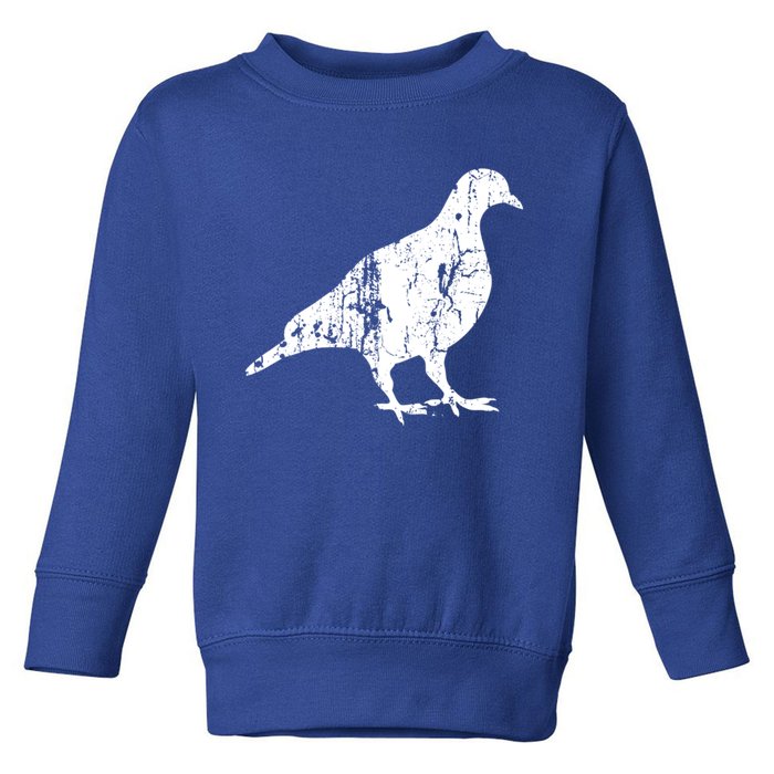 Pigeon Vintage Design Gift Pigeon Print Gift Toddler Sweatshirt