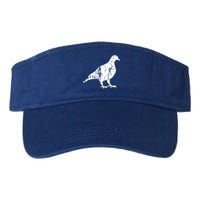 Pigeon Vintage Design Gift Pigeon Print Gift Valucap Bio-Washed Visor