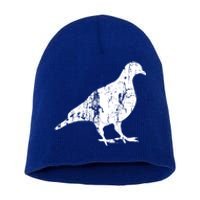 Pigeon Vintage Design Gift Pigeon Print Gift Short Acrylic Beanie