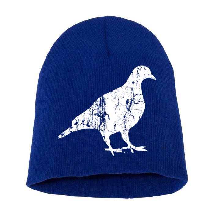 Pigeon Vintage Design Gift Pigeon Print Gift Short Acrylic Beanie