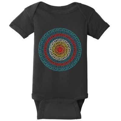 Paradiddle Variations Drummer Baby Bodysuit
