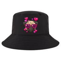 Pug Valentines Day Heart Pug Dog Lover Cool Comfort Performance Bucket Hat