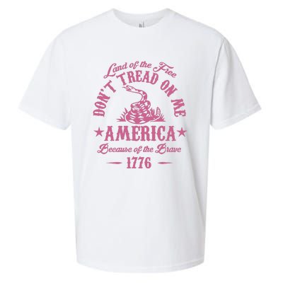 Patriotic Vintage Dont Tread On Me Snake Sueded Cloud Jersey T-Shirt