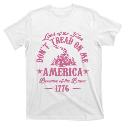 Patriotic Vintage Dont Tread On Me Snake T-Shirt