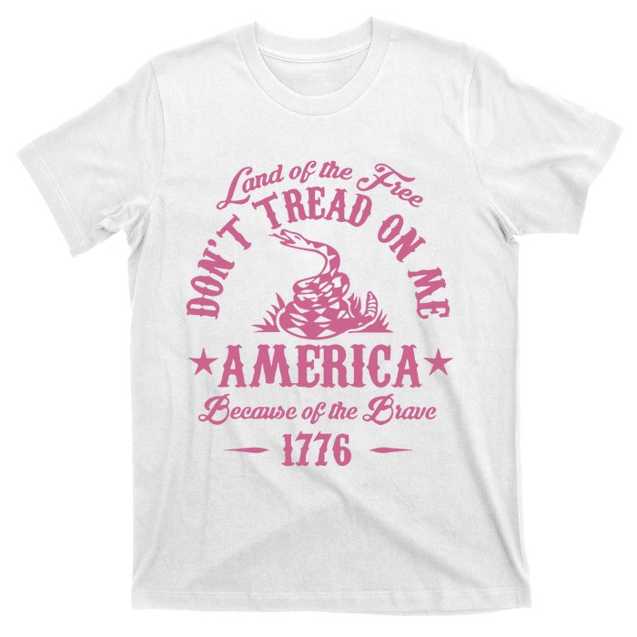 Patriotic Vintage Dont Tread On Me Snake T-Shirt