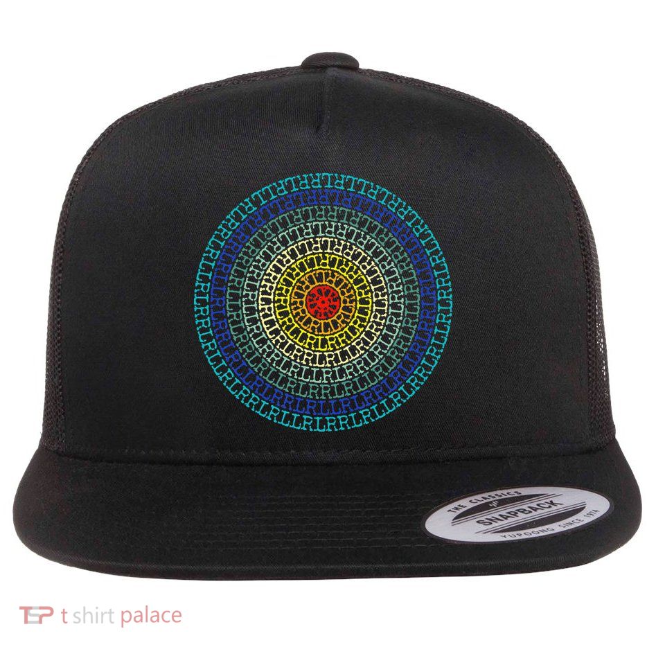 Paradiddle Variations Drummer Flat Bill Trucker Hat