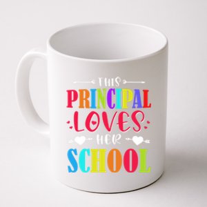 Principal Valentines Day Gift Hearts Loves Her School Great Gift Coffee Mug