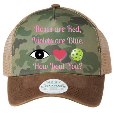 Pickleball Valentines Day, Fun Pickleball, Pickleball Heart Legacy Tie Dye Trucker Hat