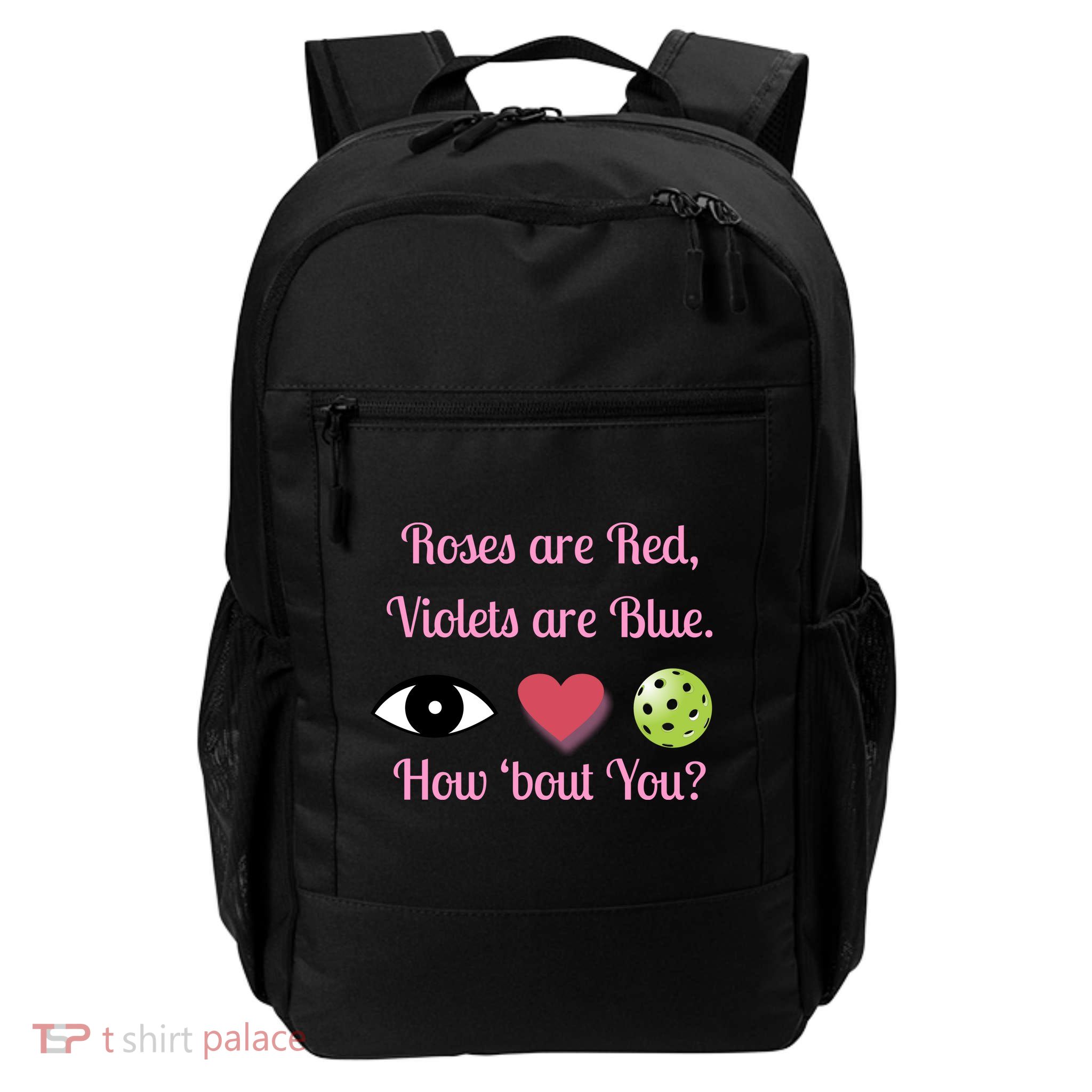 Pickleball Valentines Day, Fun Pickleball, Pickleball Heart Daily Commute Backpack