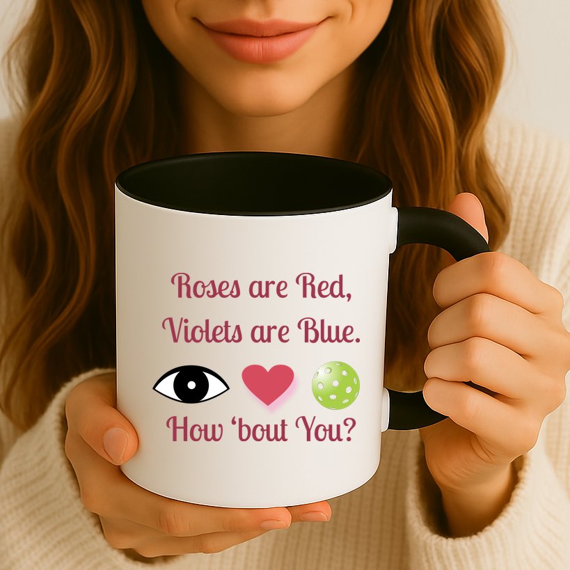 Pickleball Valentines Day, Fun Pickleball, Pickleball Heart Mug