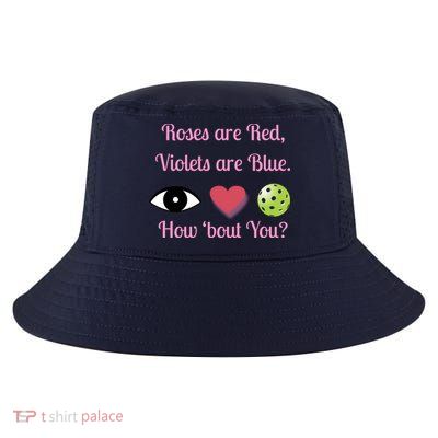Pickleball Valentines Day, Fun Pickleball, Pickleball Heart Cool Comfort Performance Bucket Hat