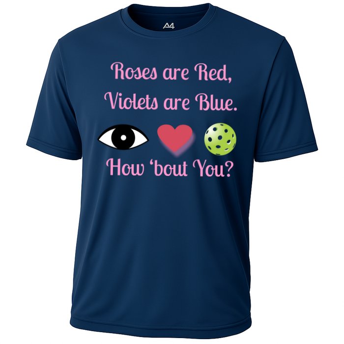 Pickleball Valentines Day, Fun Pickleball, Pickleball Heart Cooling Performance Crew T-Shirt
